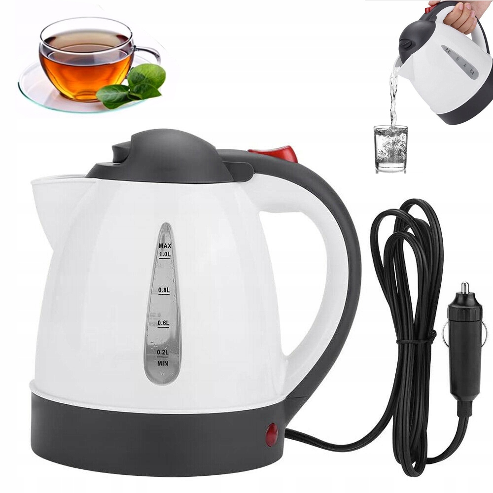 АВТОМОБІЛЬНИЙ ЧАЙНИК ТУРИСТИЧНИЙ АВТОМОБІЛЯ 1Л 12В ПОТУЖНИЙ