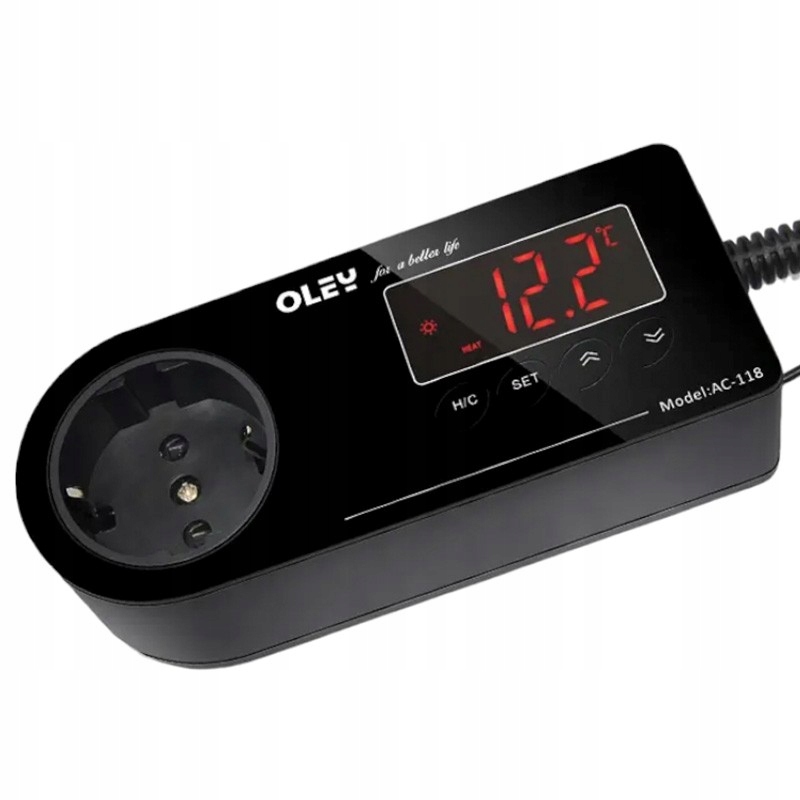 Levně Moderní A Přesný Termostat Do Terária S Přehledným Displejem