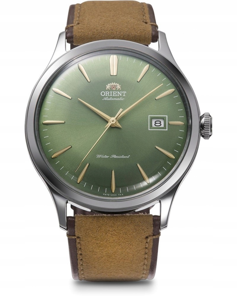 Nové Originální Pánské Hodinky Bambino Orient RA-AC0P01E30B Automat zelené