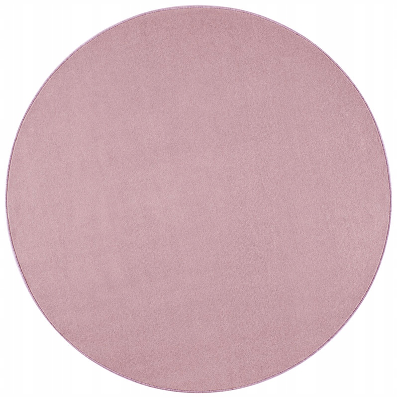Koberec Pudrový Jednobarevný Nasty Kulatý 104446 Světlý Rose 133x133