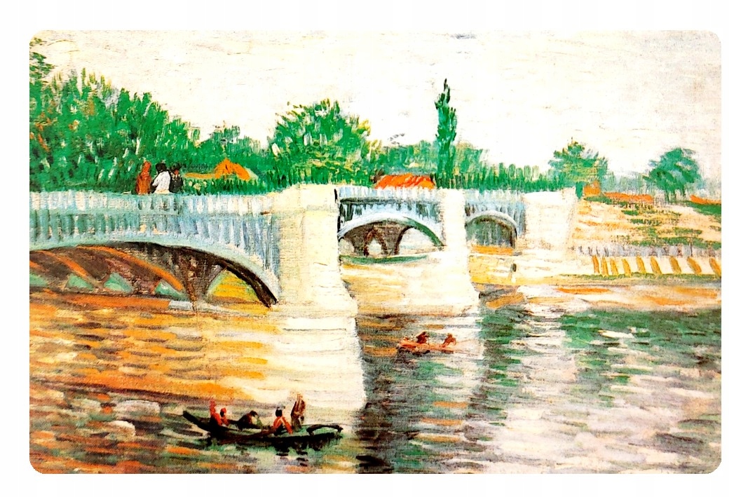 

Magnes Vincent Van Gogh Sekwana łódki 1887