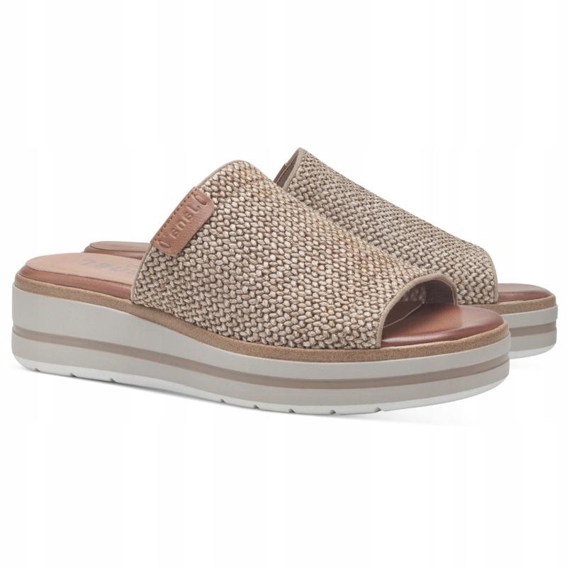 Nazouváky na léto Jana 8-27273-42 314 Natural béžové VEL.39