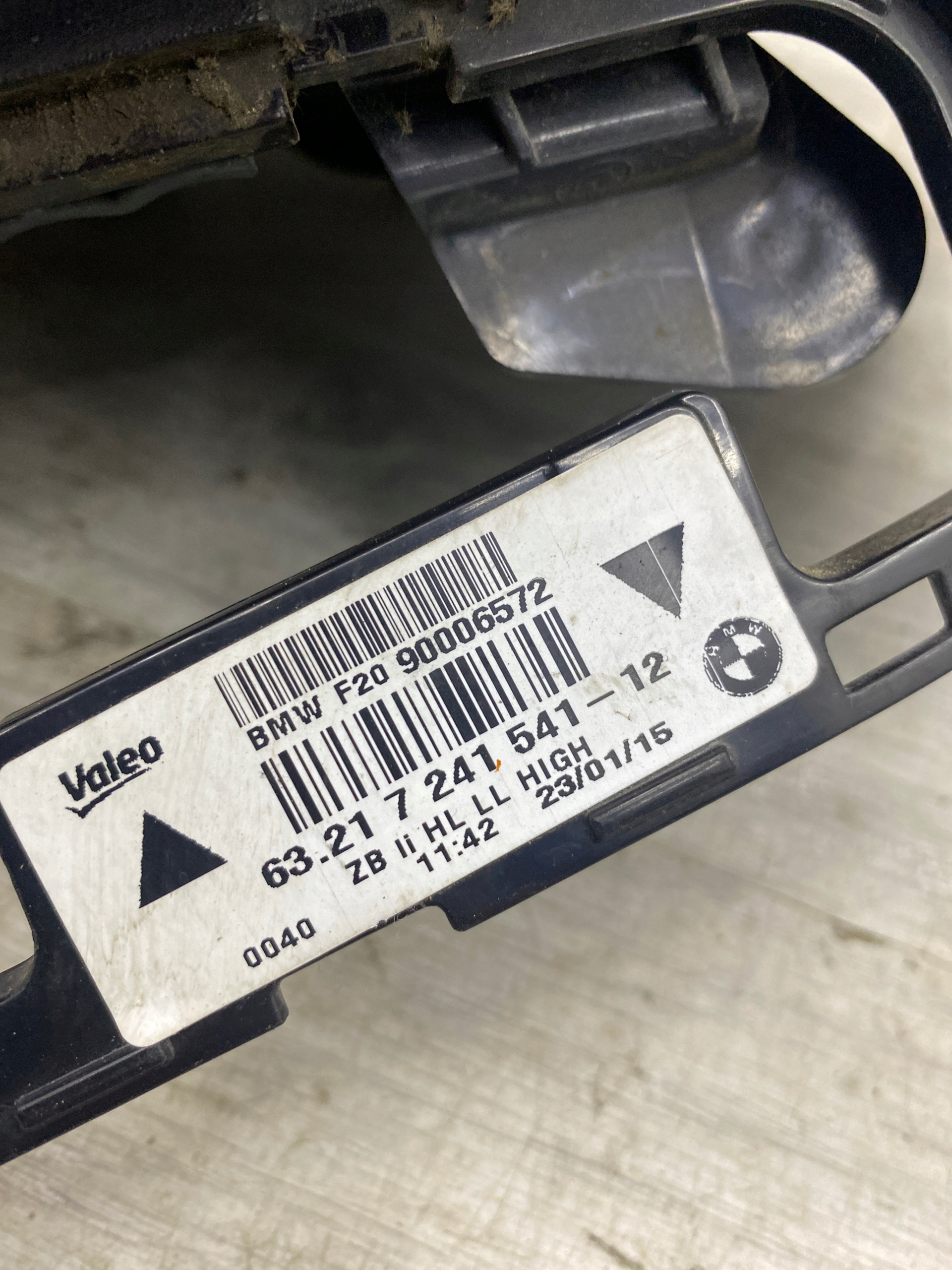 light rear left BMW 1 F20 F21 7241541