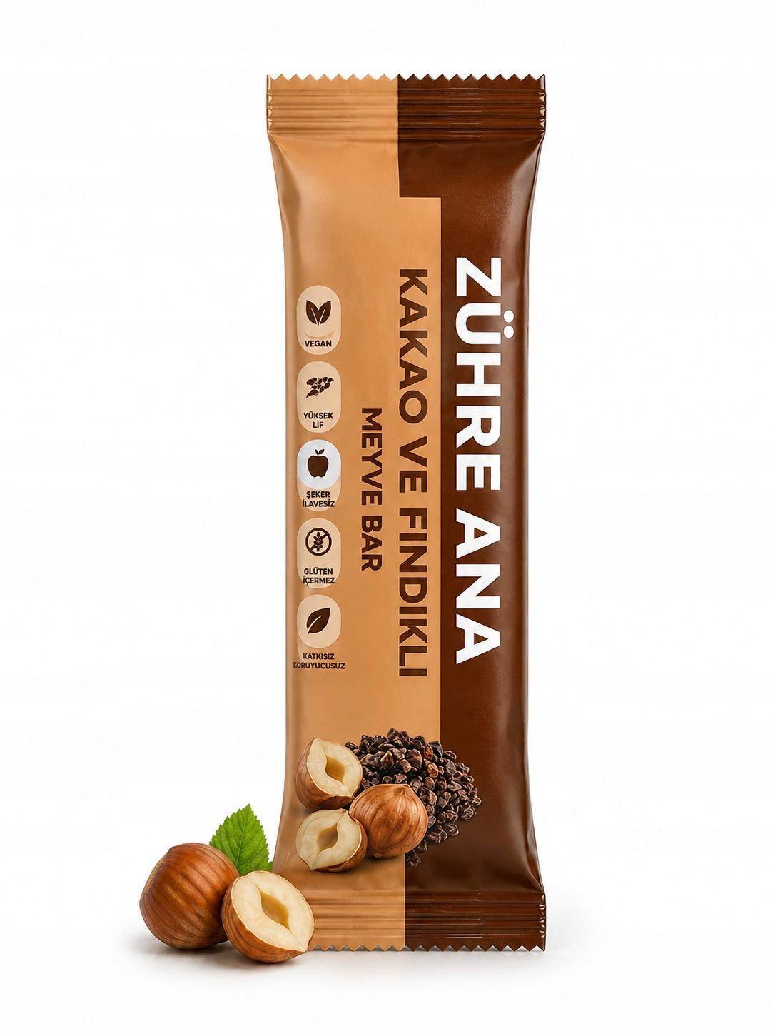 Ovocná tyčinka kakao lískový ořech 35 g přírodní bez přísad 35 g