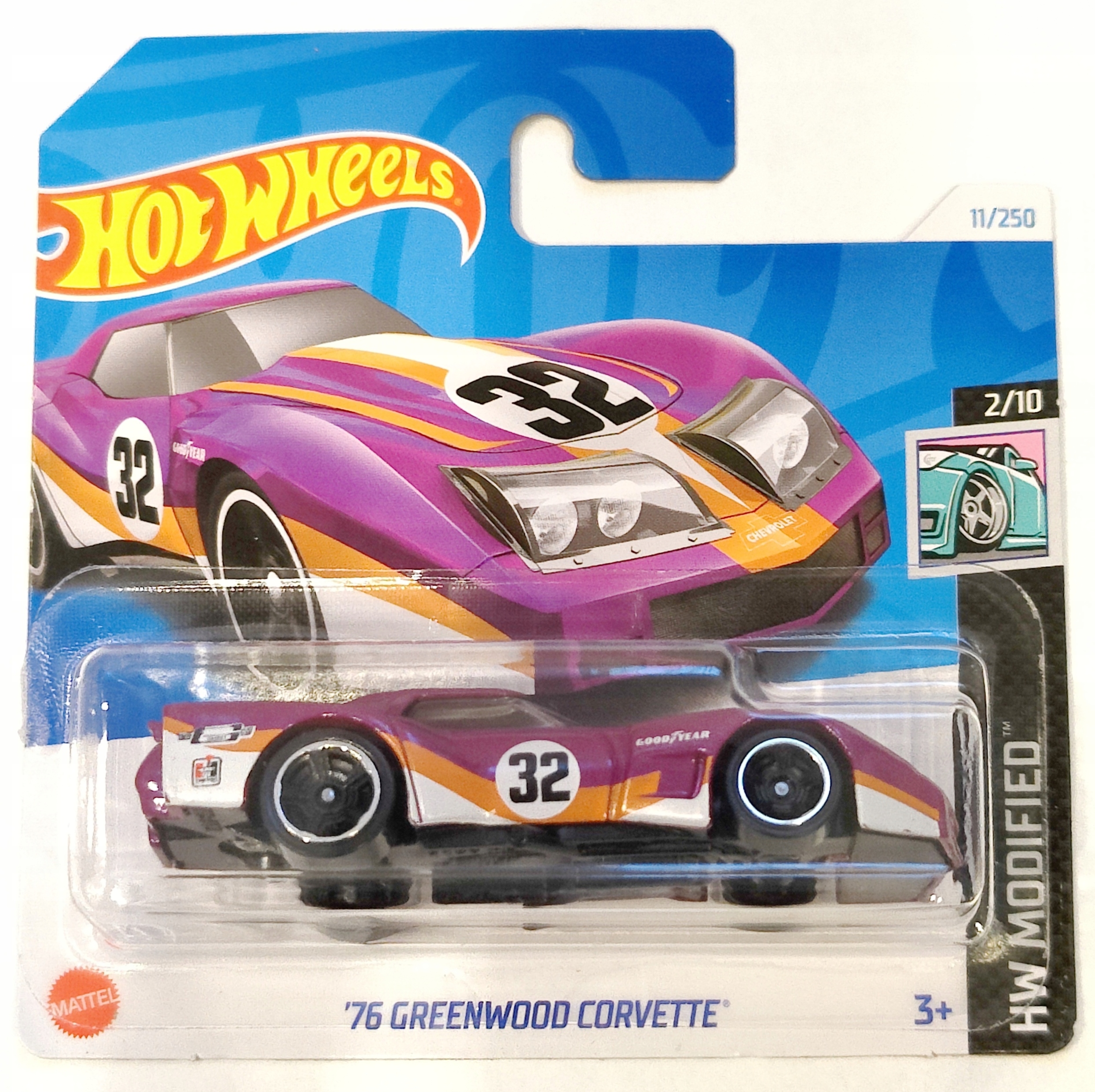 HOTWHEELS HW MODIFIED 76 GREENWOOD CORVETTE ホットウィール