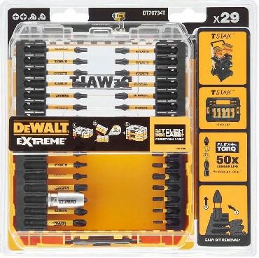 Dewalt Sada Koncovek Flextorq 29dílná