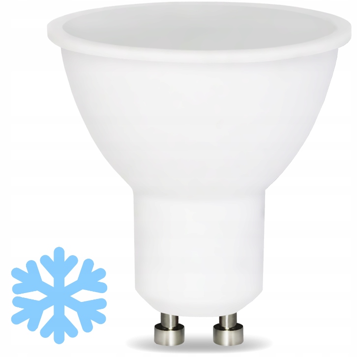 

Żarówka Led GU10 4W=35W Biała Zimna 6500K 2835 Smd