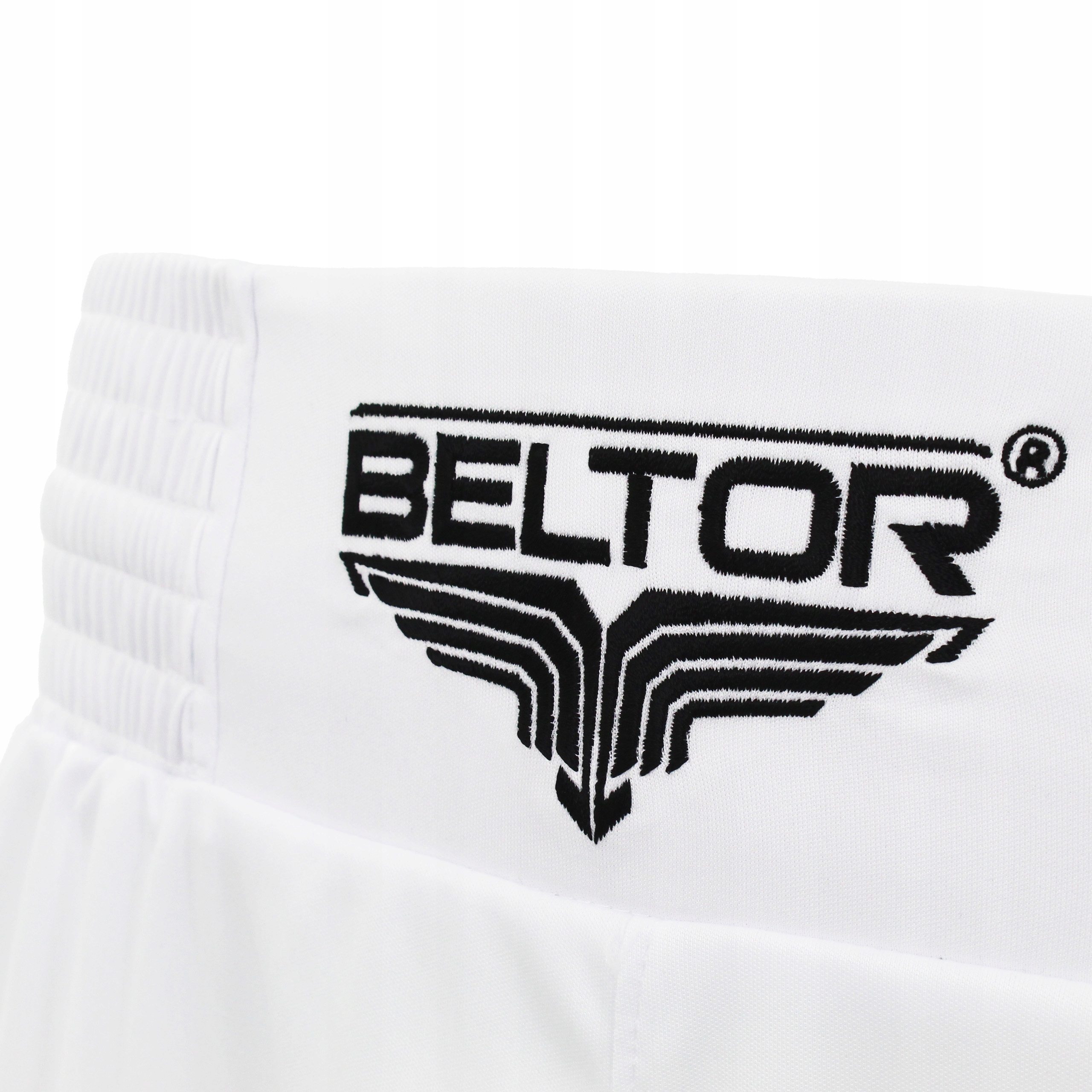 BELTOR SPODENKI BOKSERSKIE MĘSKIE SZORTY DO BOKSU PUNCHER Z HAFTEM r. XXL Rozmiar XXL