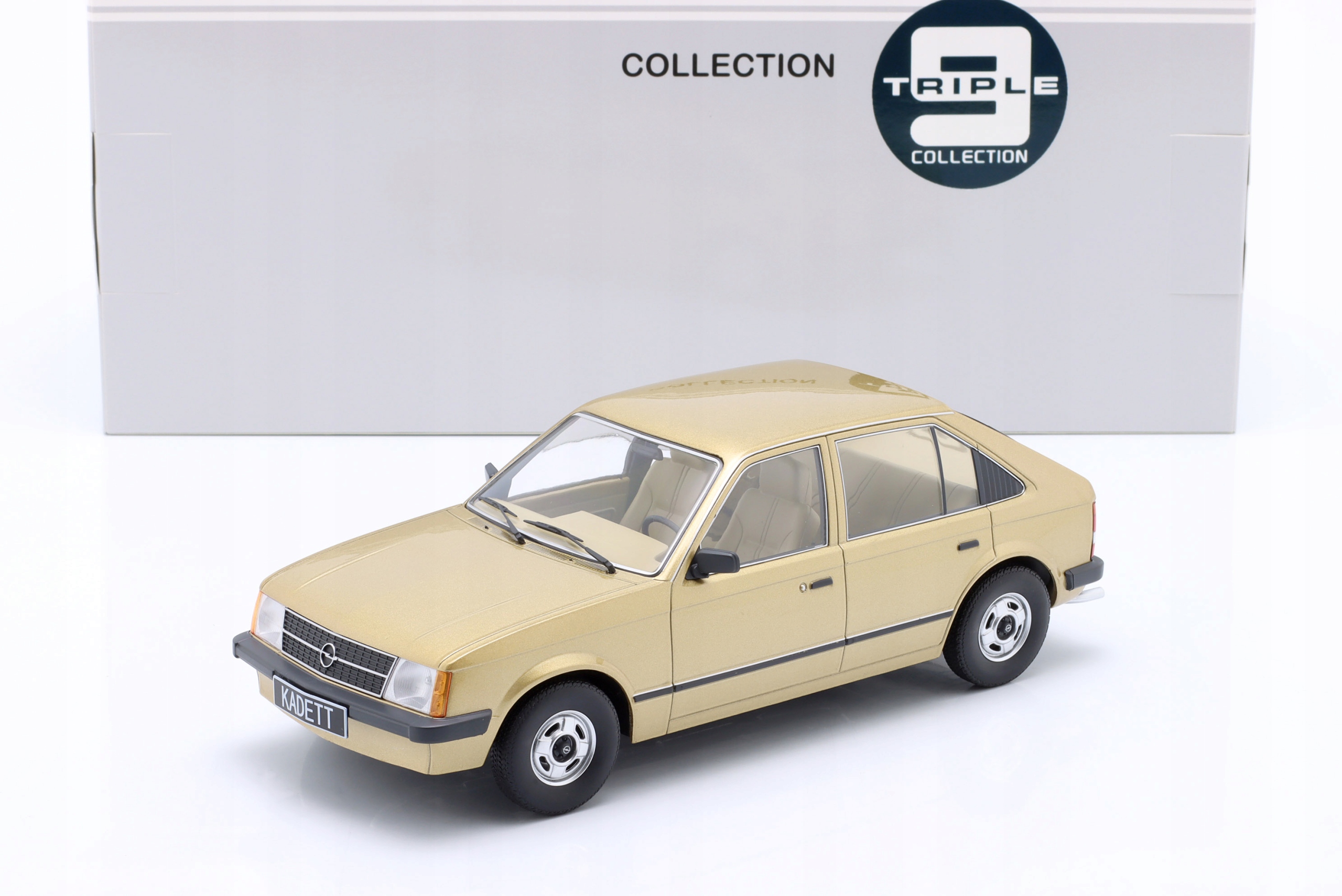 TRIPLE9 Opel Kadett D 1984 Gold metallic 1:18