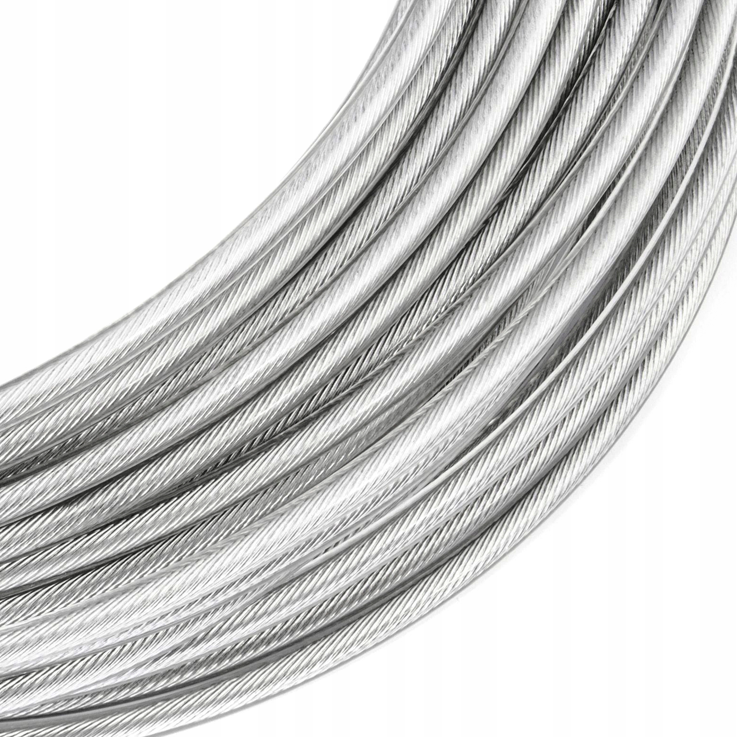 LINA LINKA STALOWA W OTULINIE PCV 4 mm OC 6X7 PCV