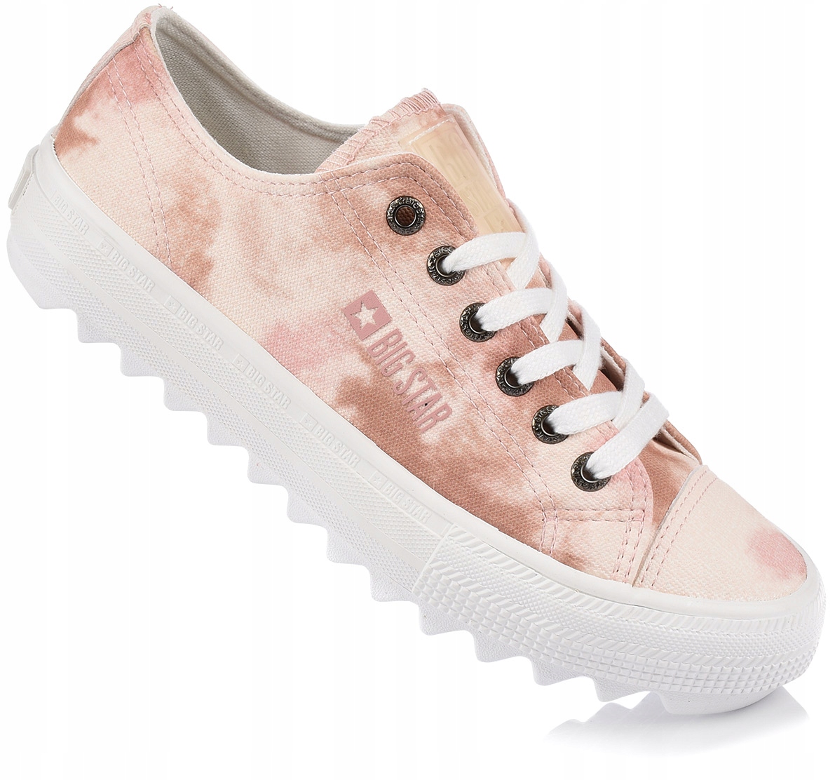 Big Star Damskie Trampki Marmurkowe Nude r. 39