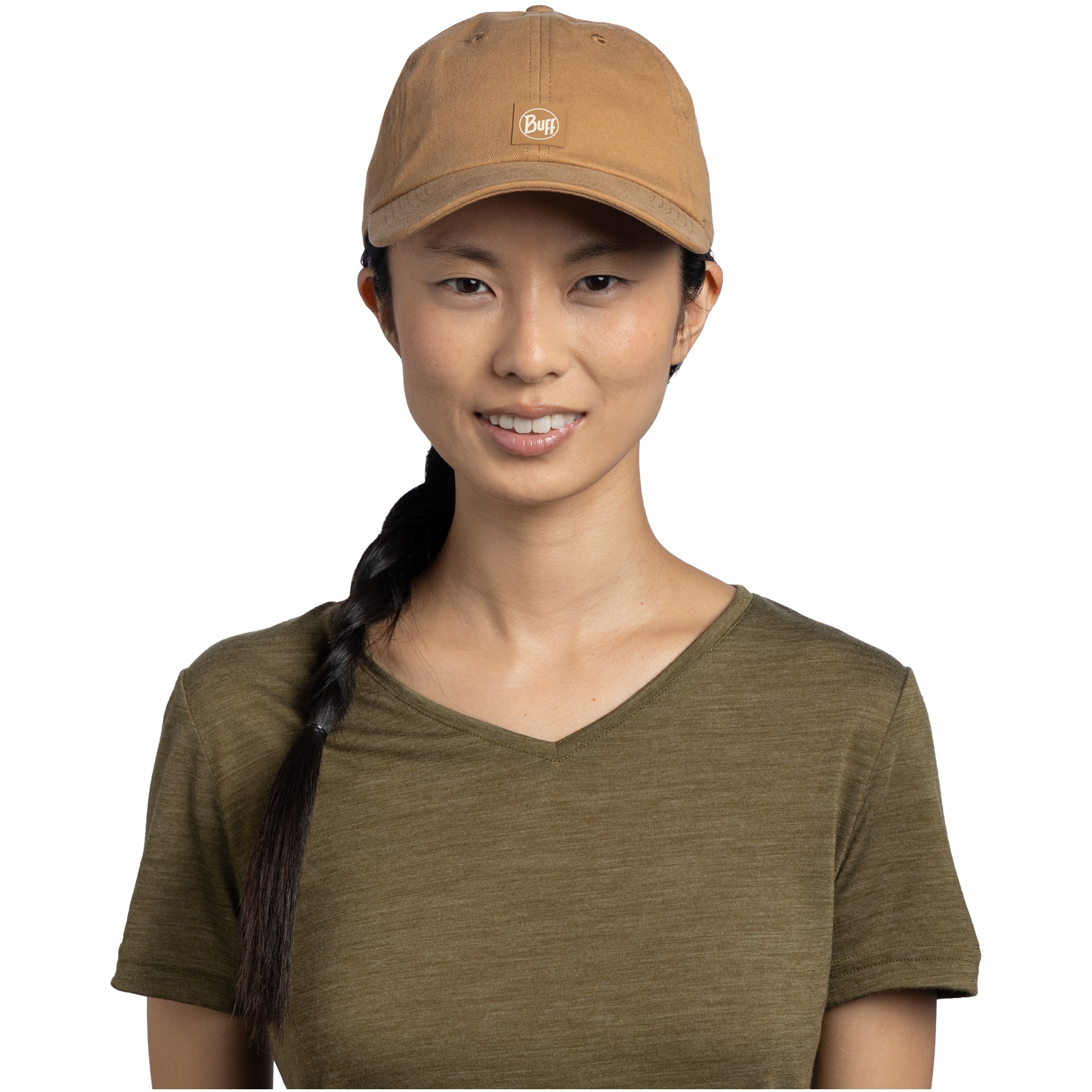 Kšiltovka Buff Baseball Solid Zire Camel