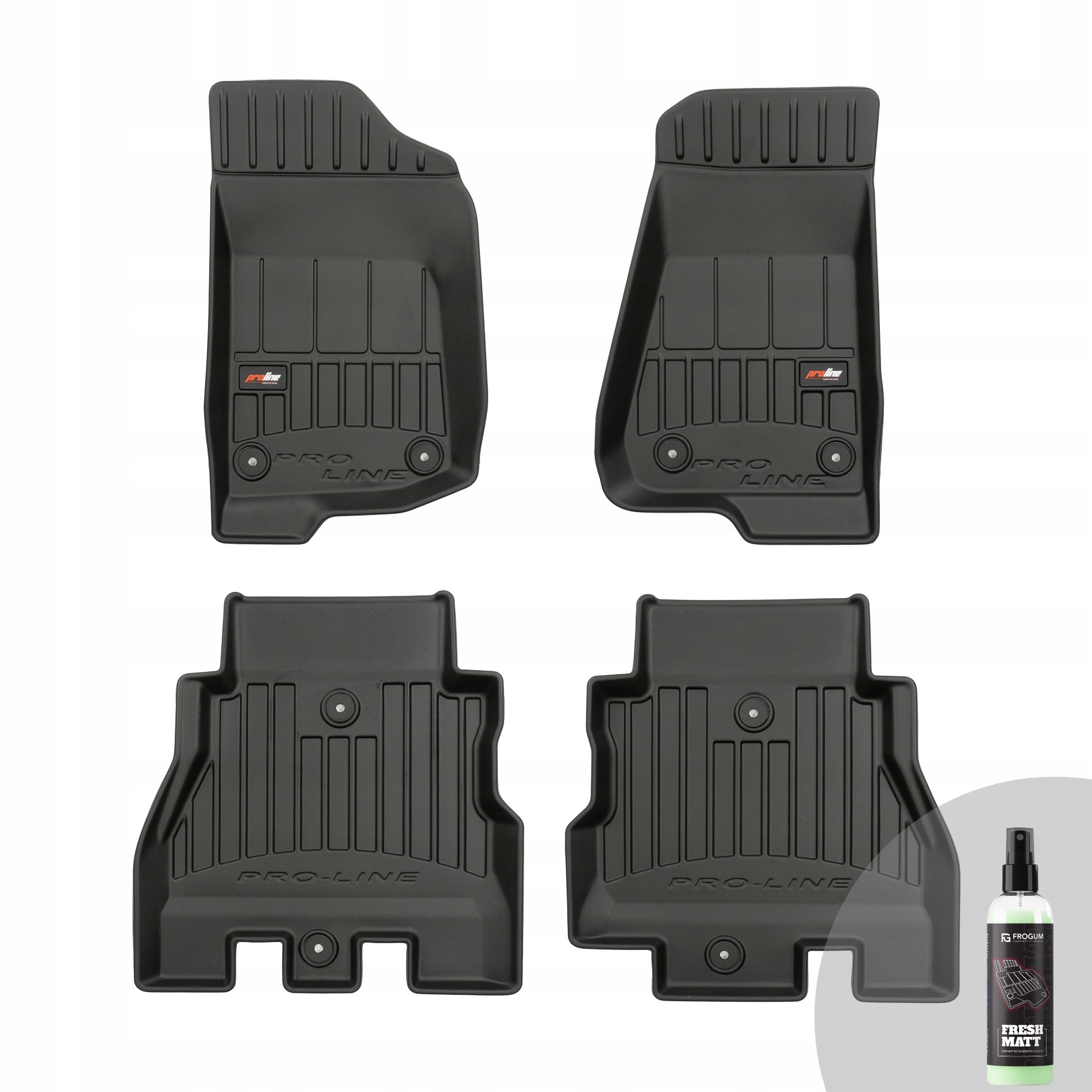 Frogum Autokoberce 3D pro Jeep Wrangler IV Rubicon od 2017 střed