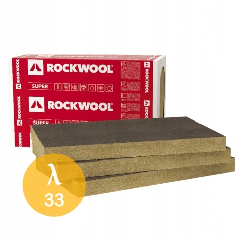 Wełna do elewacji Rockwool Ventirock F Super 12cm