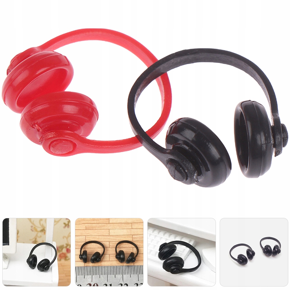 MINIATUROWE AKCESORIA DO SŁUCHAWEK UDAWAJĄ ZABAWĘ Wiek dziecka 18 lat +