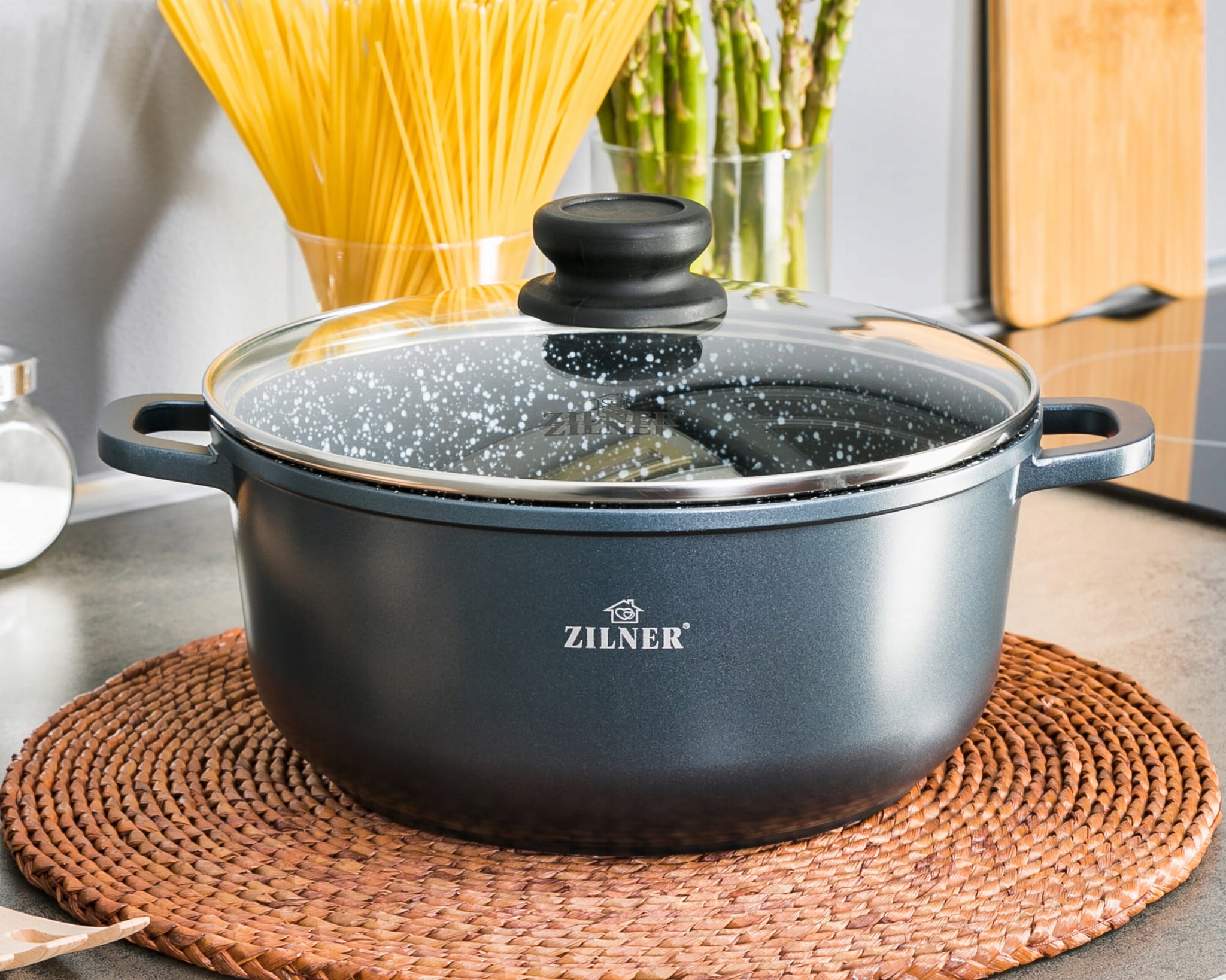 ZESTAW GARNKÓW MARMURKOWE 7EL GARNKI PREMIUM Marka Zilner