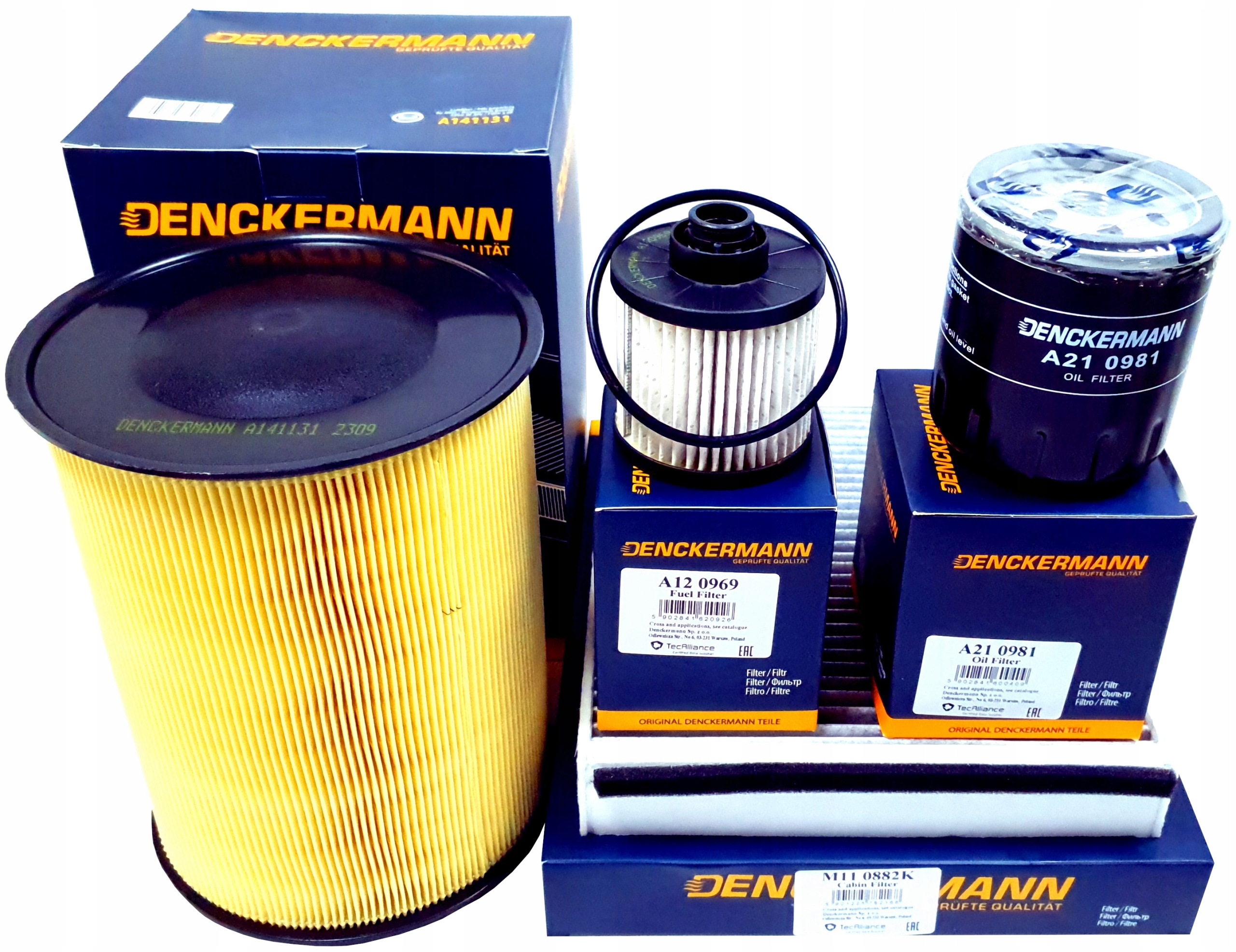 Denckermann Sada Filtrů Ford C-max II Focus III Kuga II 2.0 TDCi Euro 6