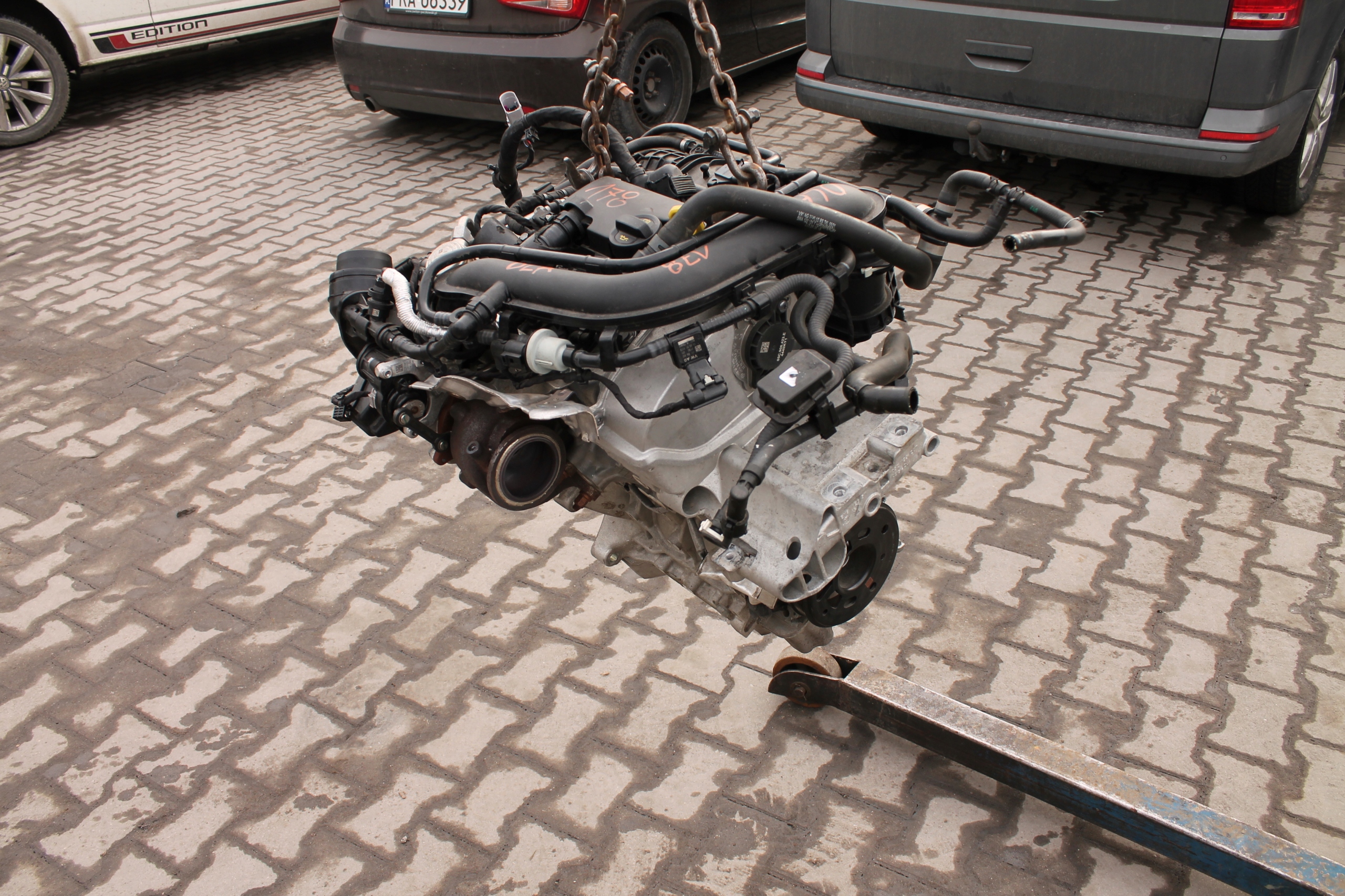 engine complete VW GOLF VIII DLA 20 TYSKM