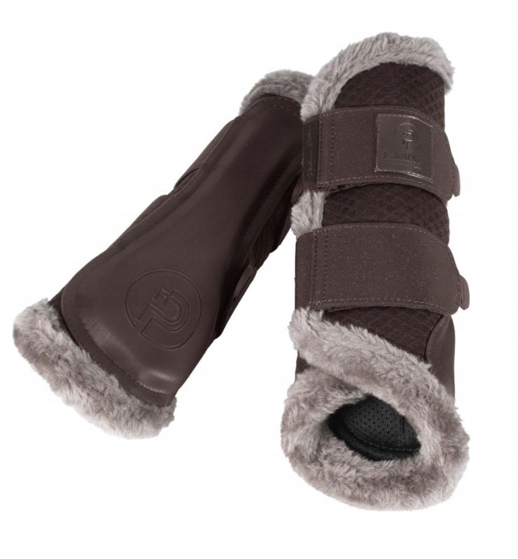 Ochraniacze Eskadron Mesh Fauxfur, Platinum Teak Brown L