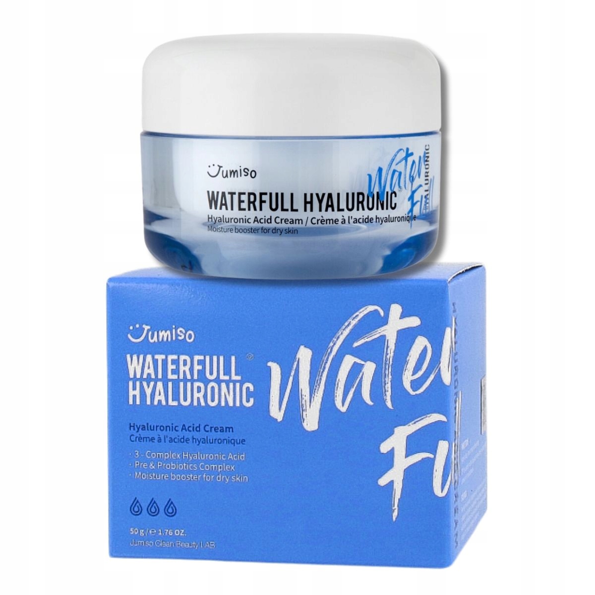 Jumiso Waterfull Hyaluronic Acid Cream 50 ml - nawilżający krem do twarzy — 4