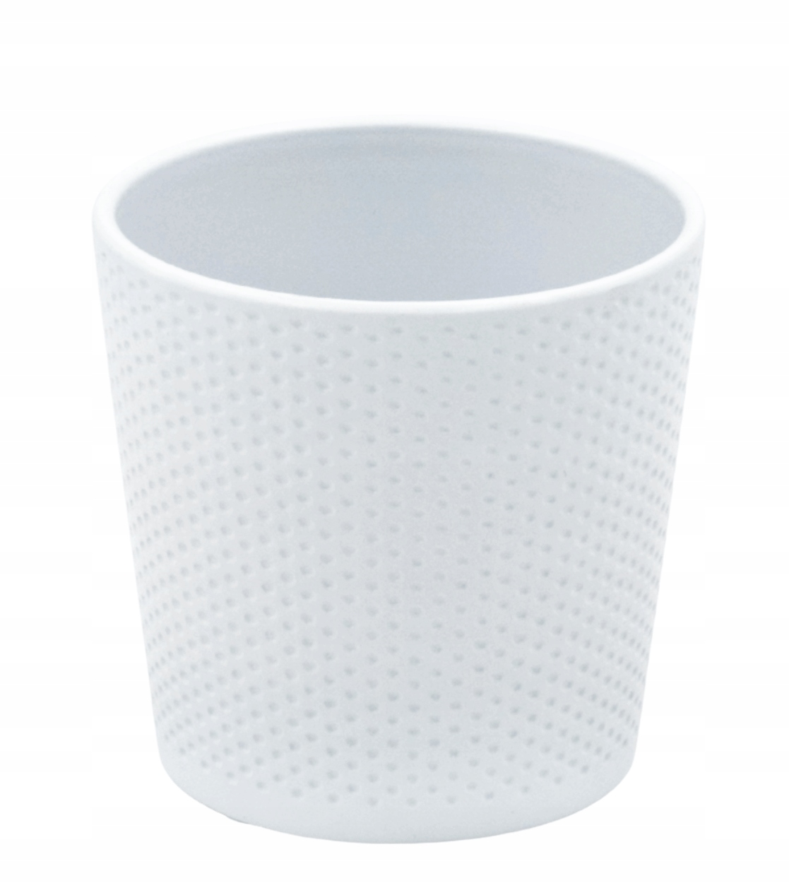 Osłonka doniczka ceramiczna LUZON biała