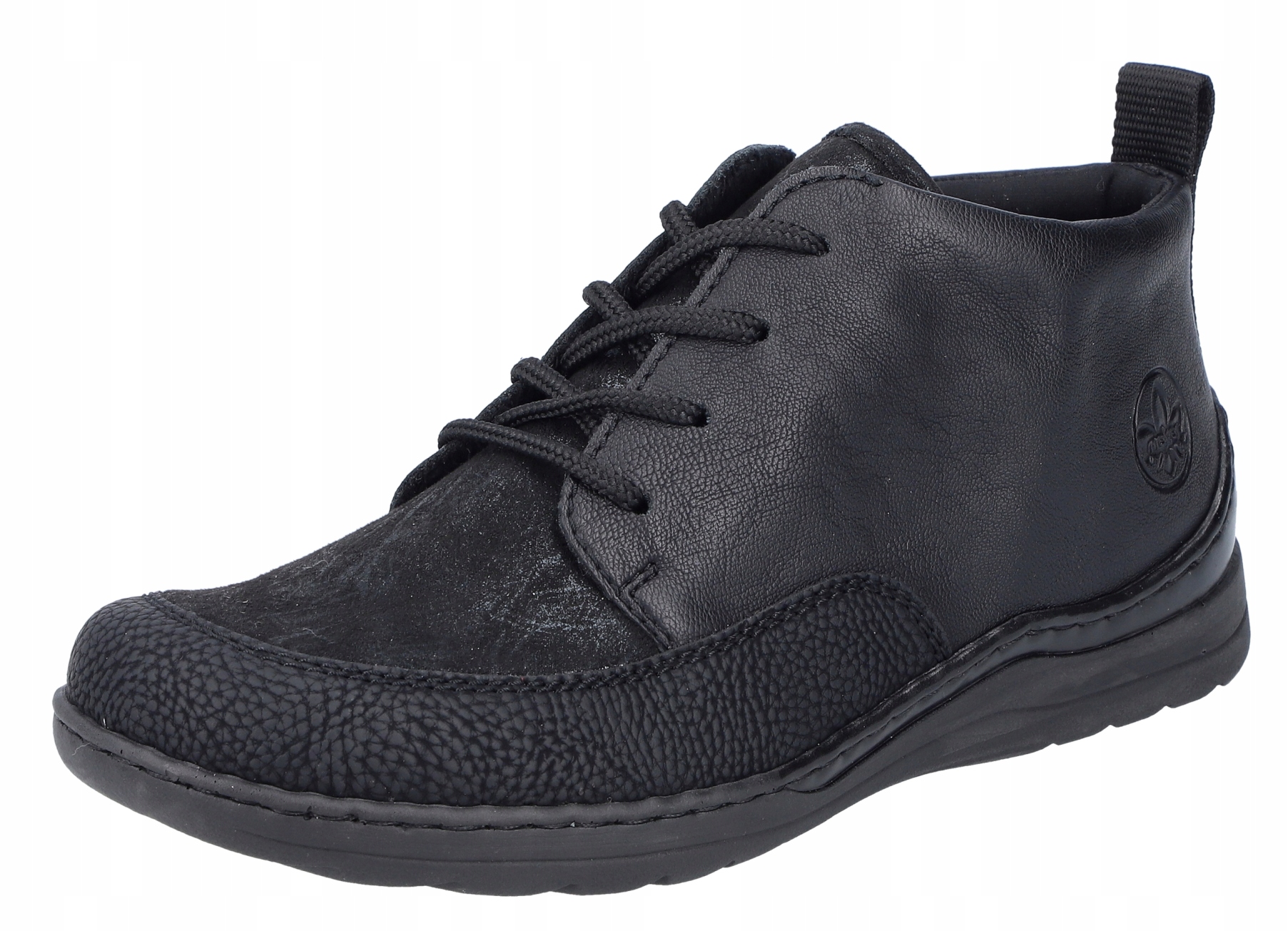 Rieker 48922-00 vel.41 černé dámské polobotky kotníkové boty