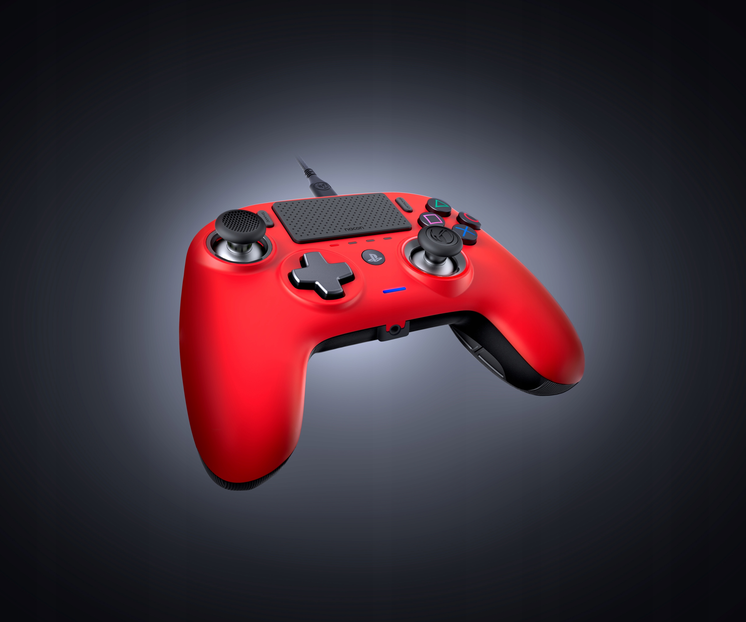 NACON Revolution Pro Controller 3 PS4 - Czerwony Sposób podłączenia przewodowy