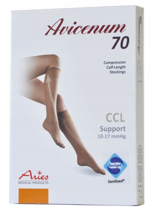 Podkolanówki ARIES 70 (36-38) saharowe