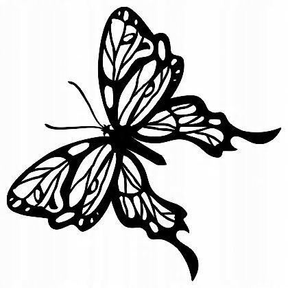 

Naklejka na ścianę motylek Motyl 30 cm