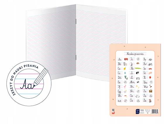 ZESZYT A4 32 KARTKI TRZYLINIA 3 KOLOROWA GIRLS WZ3 Liczba kartek 32 szt.