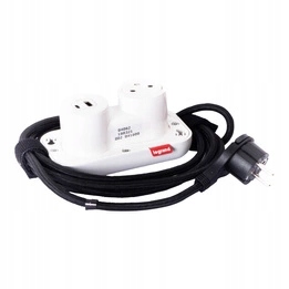 Základňa 1x2P+Z/USB Incara:electron Biela 654902