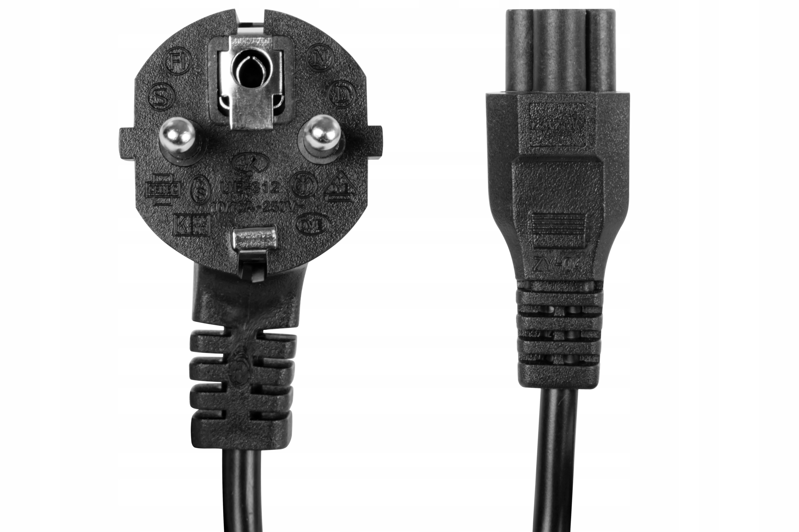 KABEL PRZEWÓD ZASILAJĄCY ZASILACZ KONICZYNKA DO LAPTOPA KOPMUTERA PC 1,5 M Kod producenta 2681#