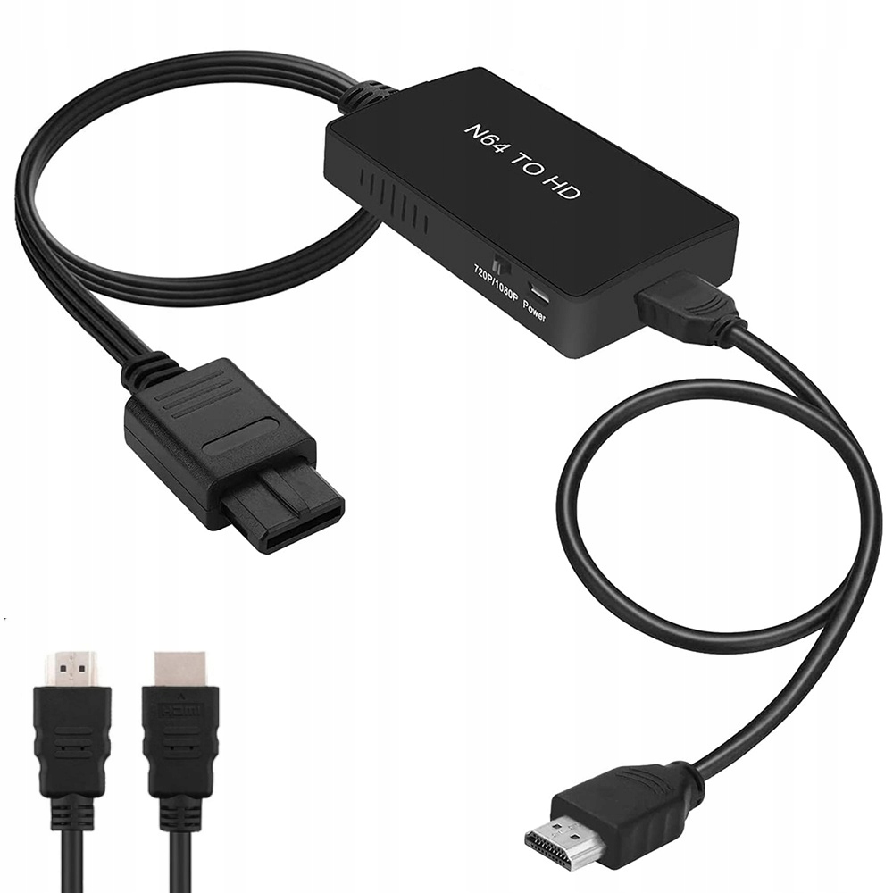 Adapter konwertera N64 na HDMI do Nintendo 64 SNES Gamecube Kabel HDMI
