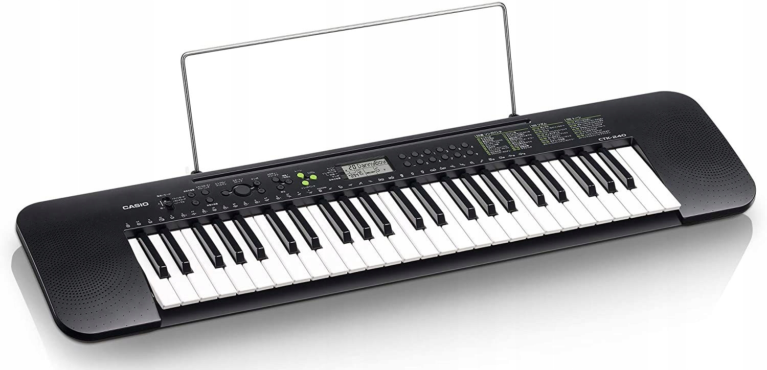 CASIO CTK-240 + Zasilacz + Pulpit + 2 Podręczniki Marka Casio