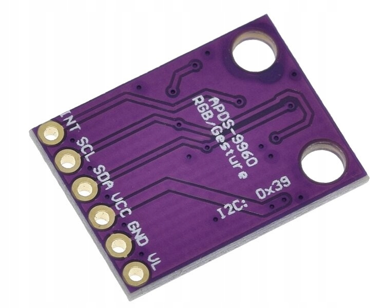 690 APDS-9960 czujnik gestów kolorów światła Waga produktu z opakowaniem jednostkowym 0.1 kg