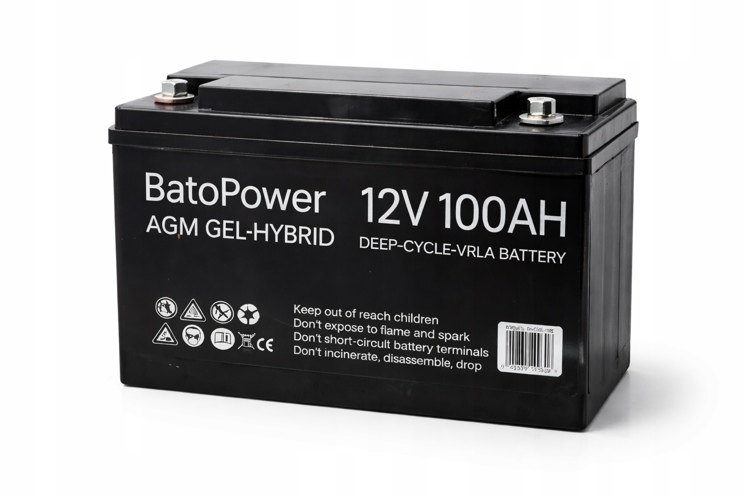 Akumulátor Agm-gel Hybrid 12V 100AH Bezúdržbový Pre Lode A Karavany