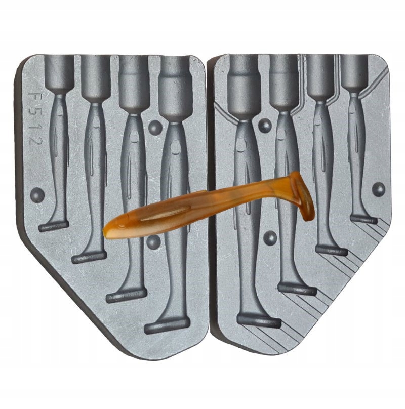 Forma do przynęt miękkich 5 6 7 8 cm. (F-512)