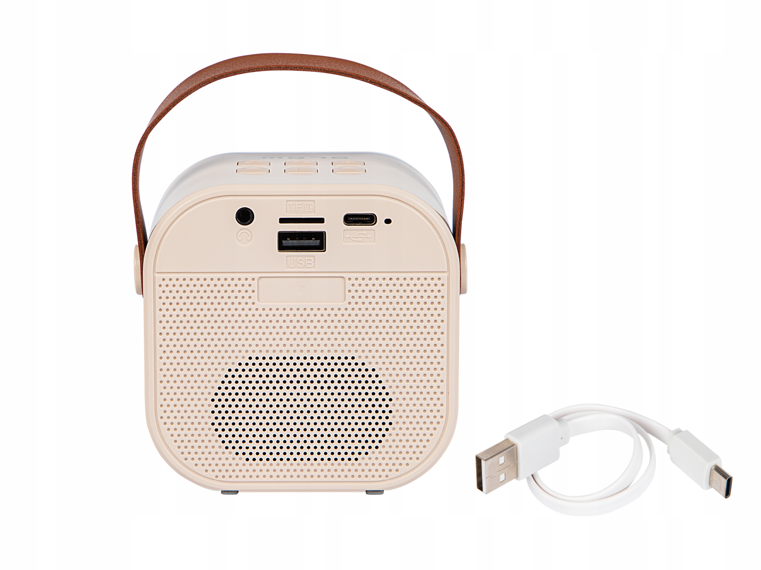 GŁOŚNIK BLUETOOTH PRZENOŚNY KARAOKE RGB MIKROFON USB SD MINI JACK Stan opakowania oryginalne