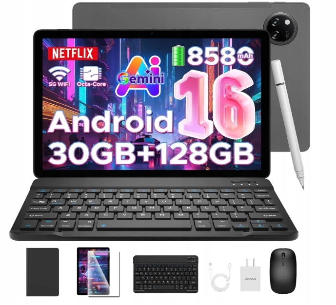 Tablet Doogee A9 Pro+ Vip Edition 11“ Android 16 6+24GB/128GB Akcesoria
