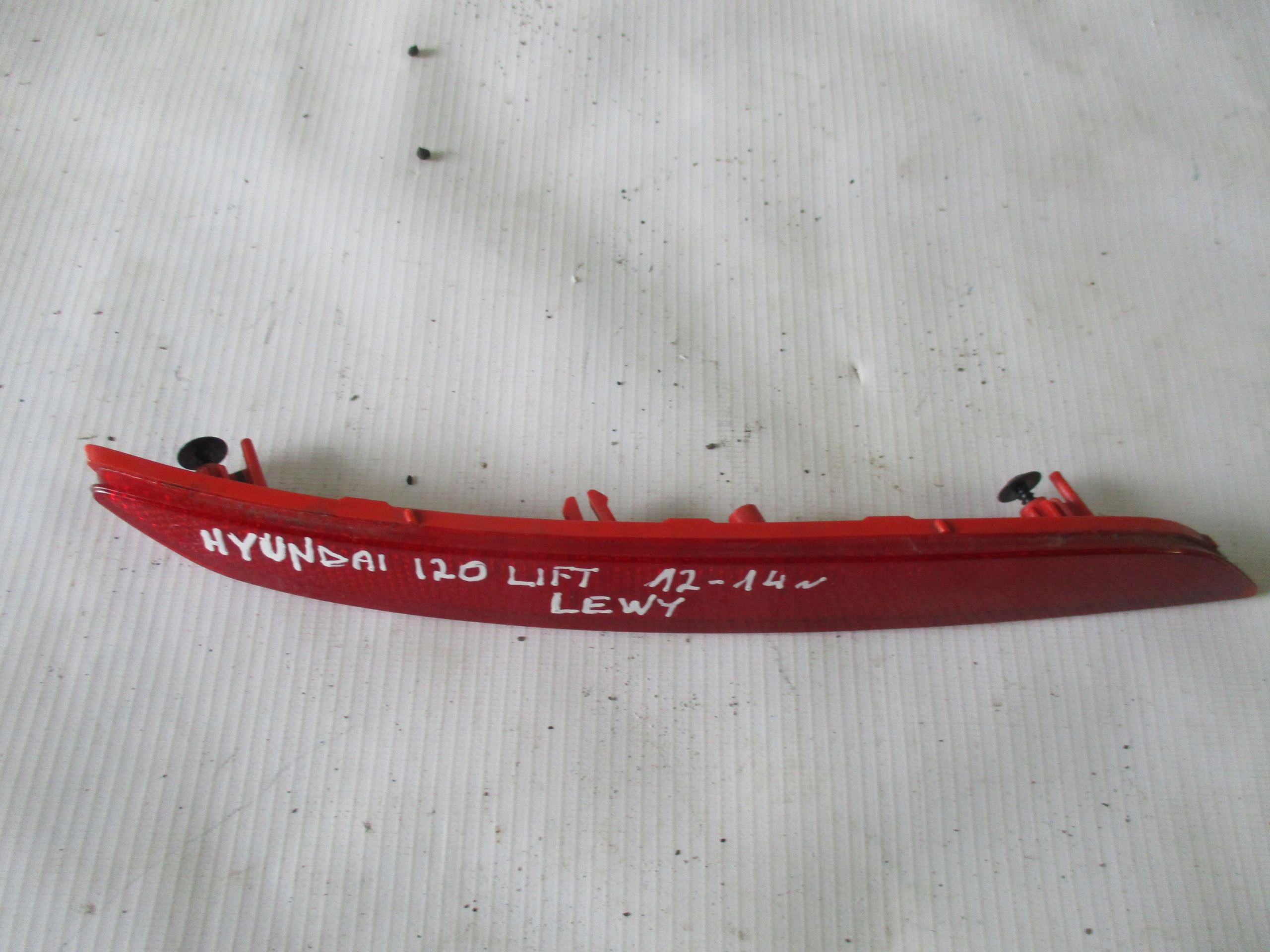 ODBLASK DER STOSSSTANGE LINKS HYUNDAI I20 LIFT 12-14R