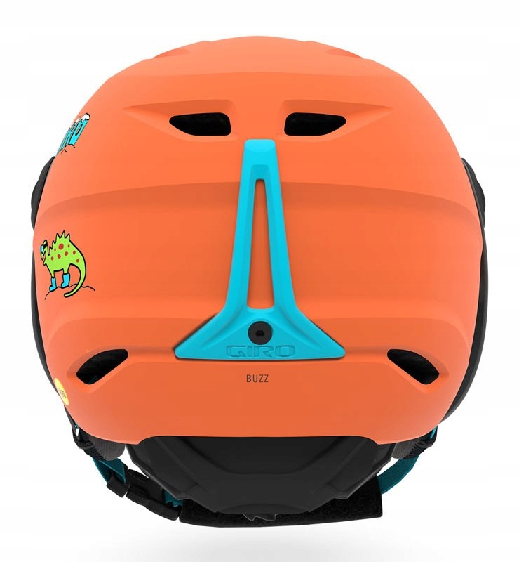 Kask juniorski Giro Buzz Mips Matte Orange Dino