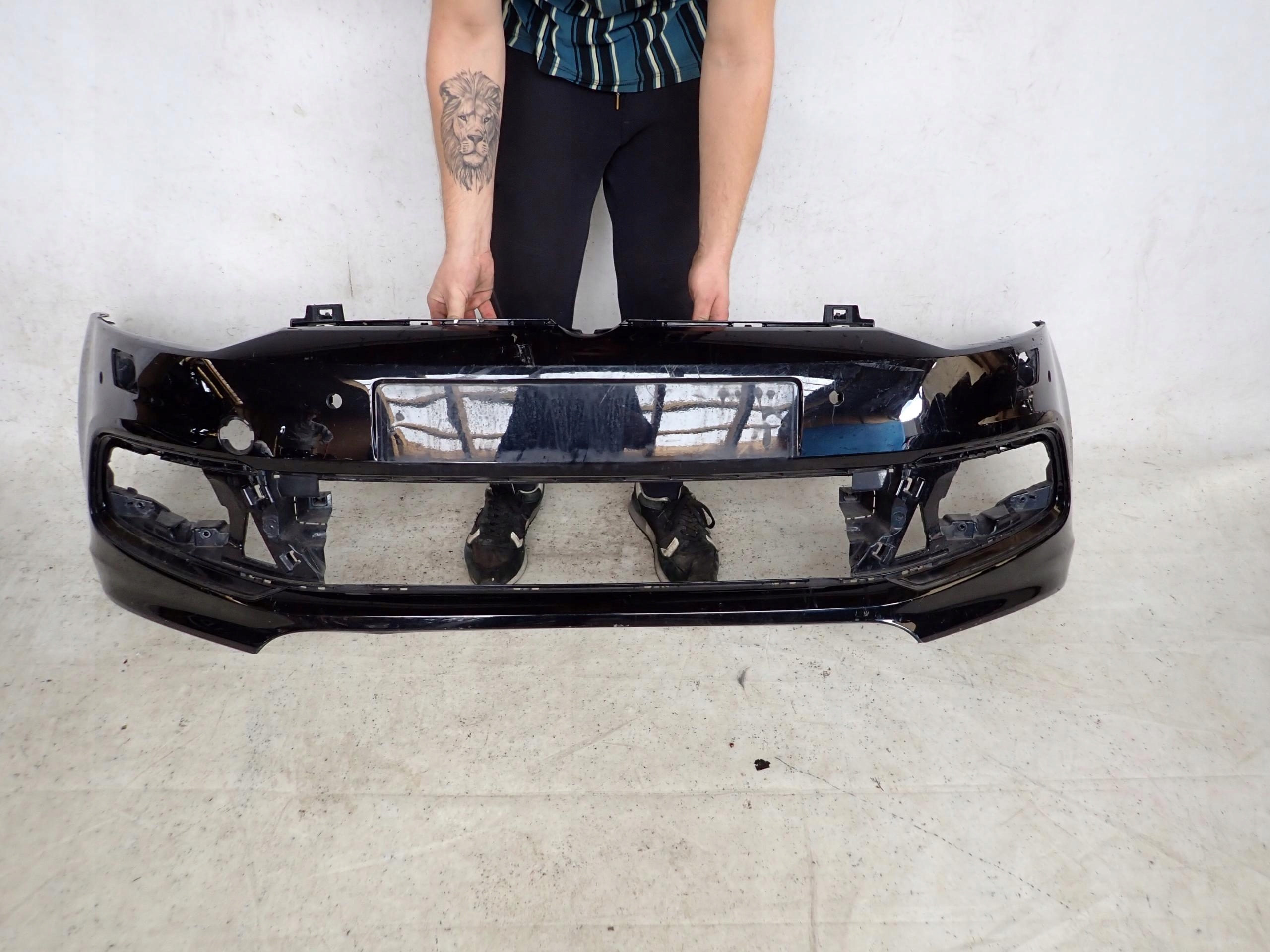 VW POLO V 5 6R R-LINE 09-14 bumper front front SPR 4XPDC 6R0807221