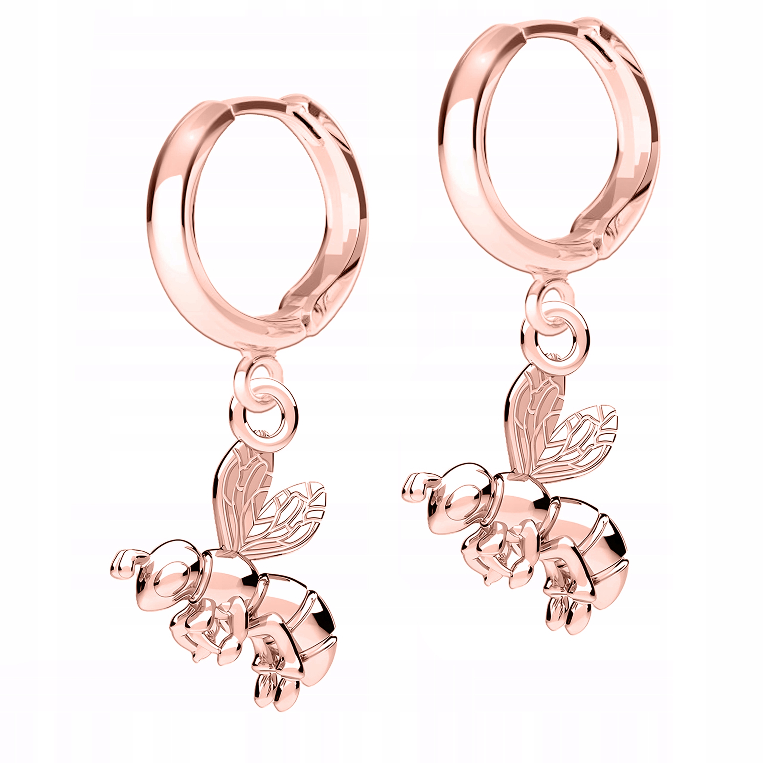 Náušnice Pozlacené s včelami Včely Stříbro 925