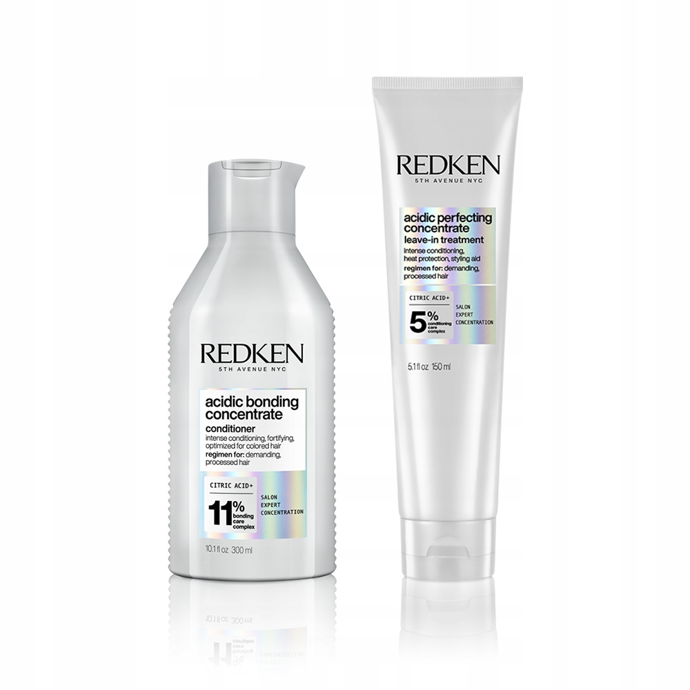 Redken Acidic Bonding Concentrate zestaw odżywka kuracja włosy zniszczone
