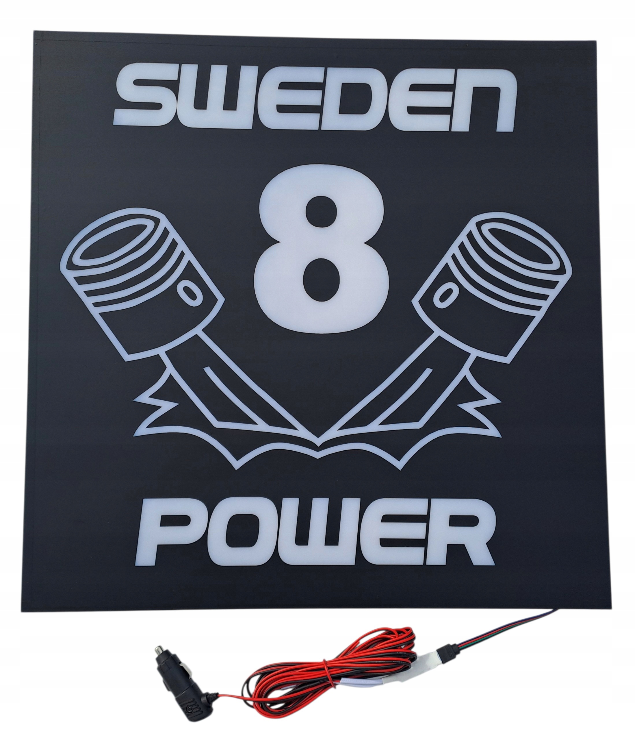 Led tabule Sweden Power nad postel s osvětlením kabiny Tir Lkw