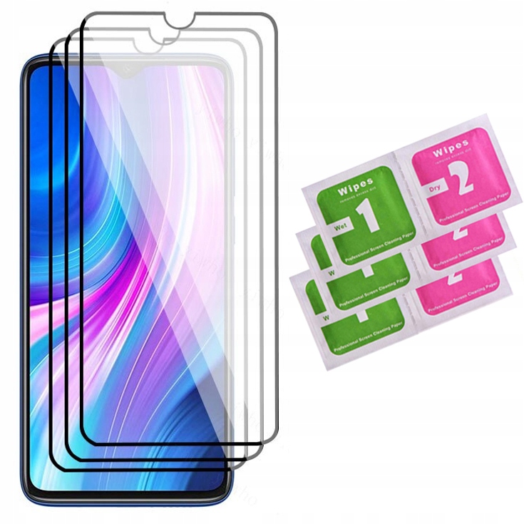 

3x 9D Szkło Full Glue do Xiaomi Redmi Note 8T