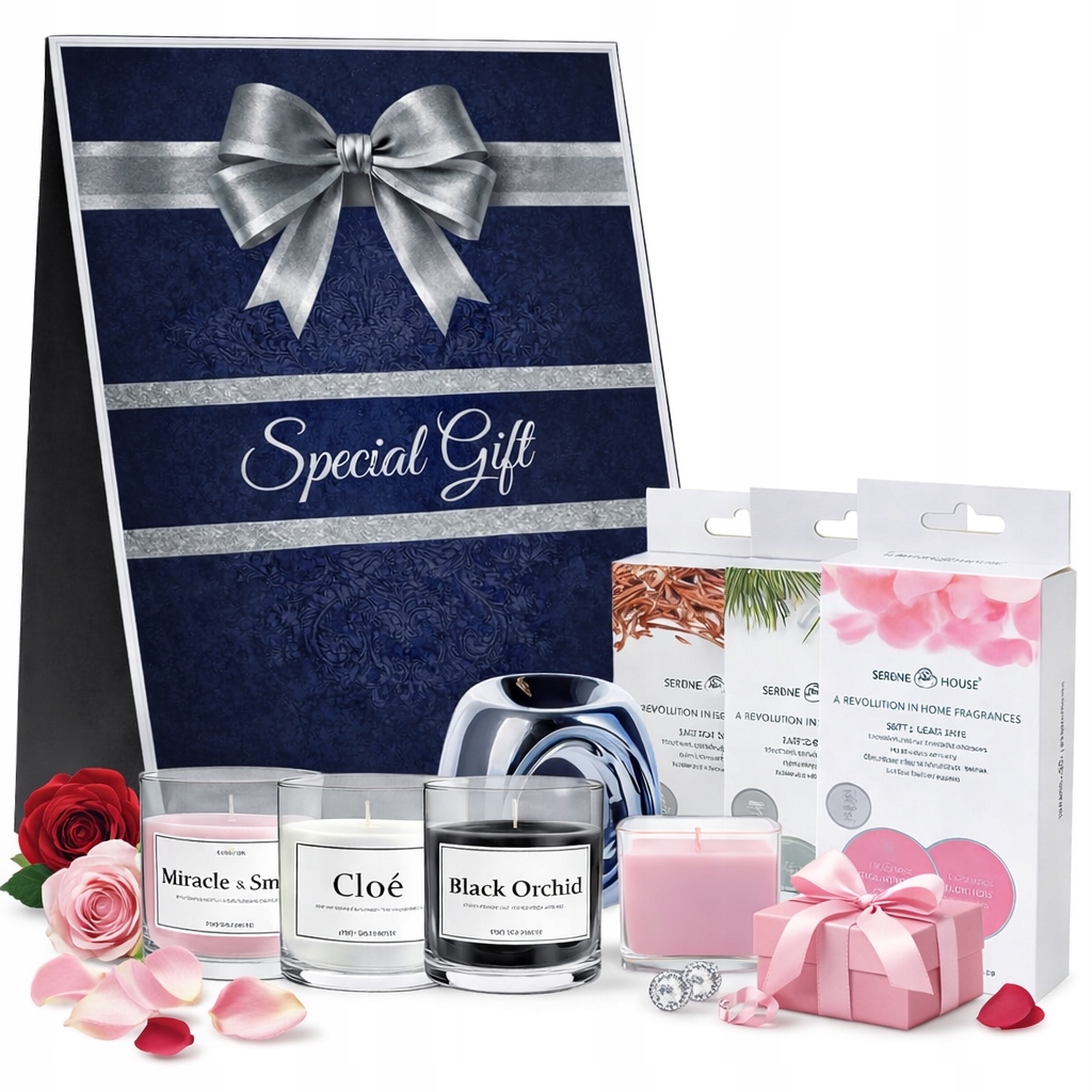 sada dárkových košů Aromalampa Vůně Svíčky Vosky jako Dárek