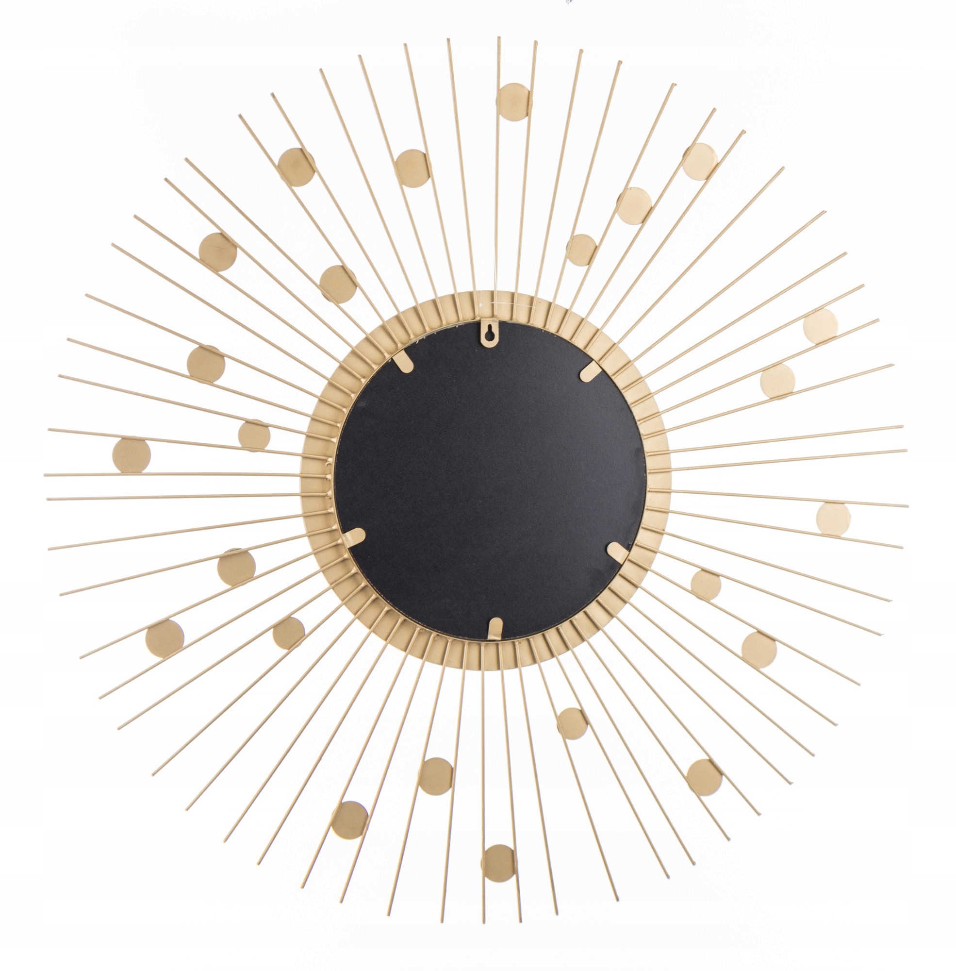 LUSTRO SŁOŃCE ZŁOTY METAL Materiał metal