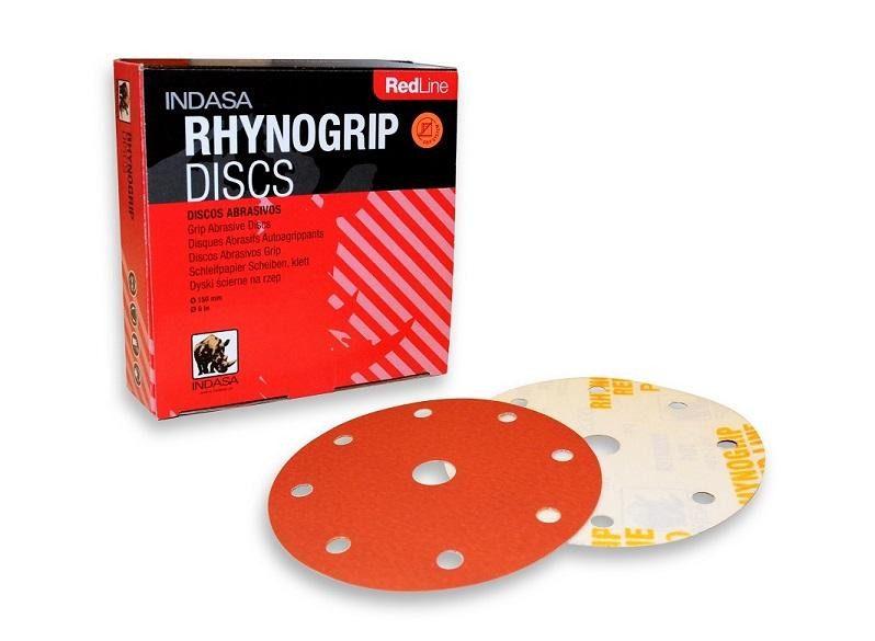 Indasa Rhynogrip Krążek ścierny R 8H+1 150mm P1500 5 szt. krążków