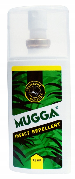 MUGGA SPRAY 9,5 % DEET odstraszacz na komary i kleszcze dla dzieci 2+ MUGA EAN (GTIN) 5411649080516